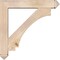 Ekena Millwork Imperial Arts and Crafts Smooth Bracket w/ Offset Brace, Douglas Fir, 7 1/2"W x 42"D x 42"H BKT0806X42X42IMP03SDF - alternate 3